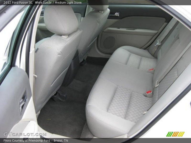  2012 Fusion SE Medium Light Stone Interior