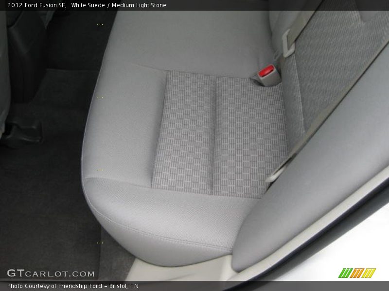 White Suede / Medium Light Stone 2012 Ford Fusion SE