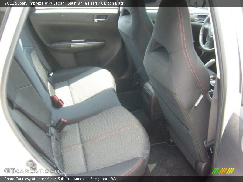 Satin White Pearl / Carbon Black 2011 Subaru Impreza WRX Sedan