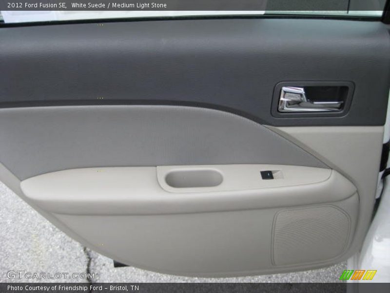 White Suede / Medium Light Stone 2012 Ford Fusion SE