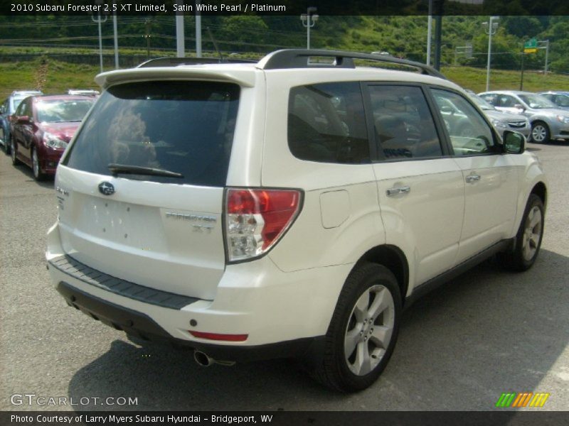 Satin White Pearl / Platinum 2010 Subaru Forester 2.5 XT Limited