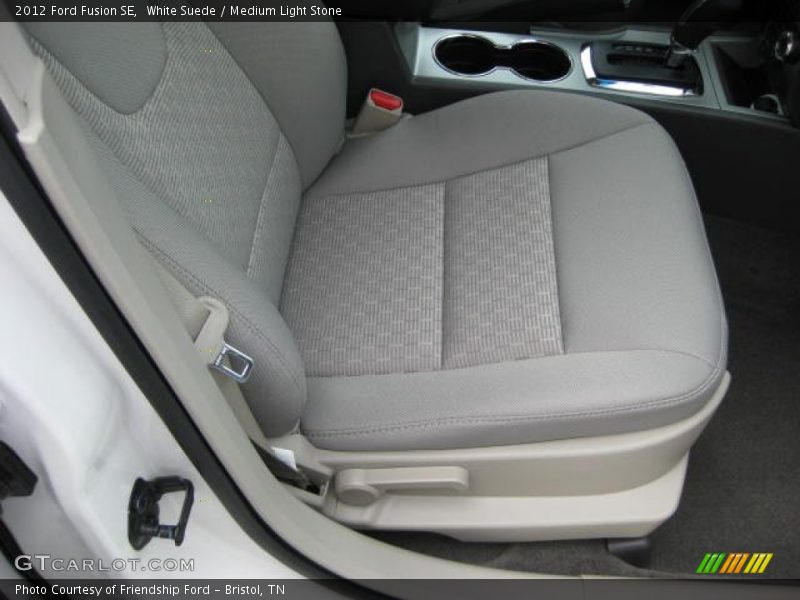 White Suede / Medium Light Stone 2012 Ford Fusion SE