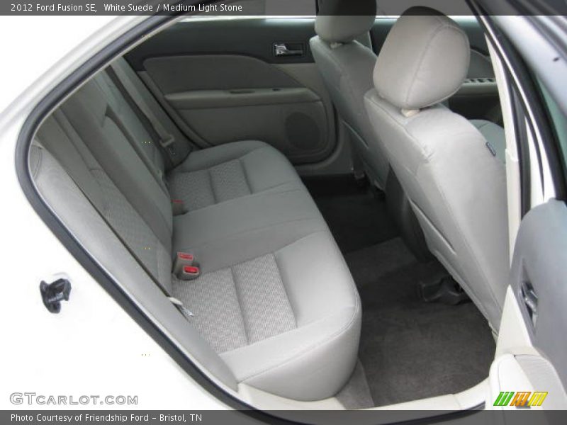 White Suede / Medium Light Stone 2012 Ford Fusion SE