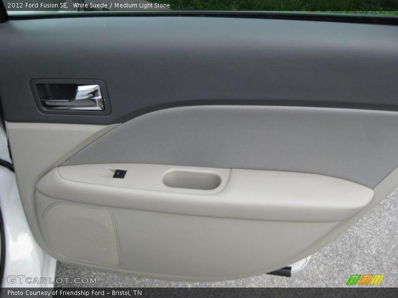 White Suede / Medium Light Stone 2012 Ford Fusion SE