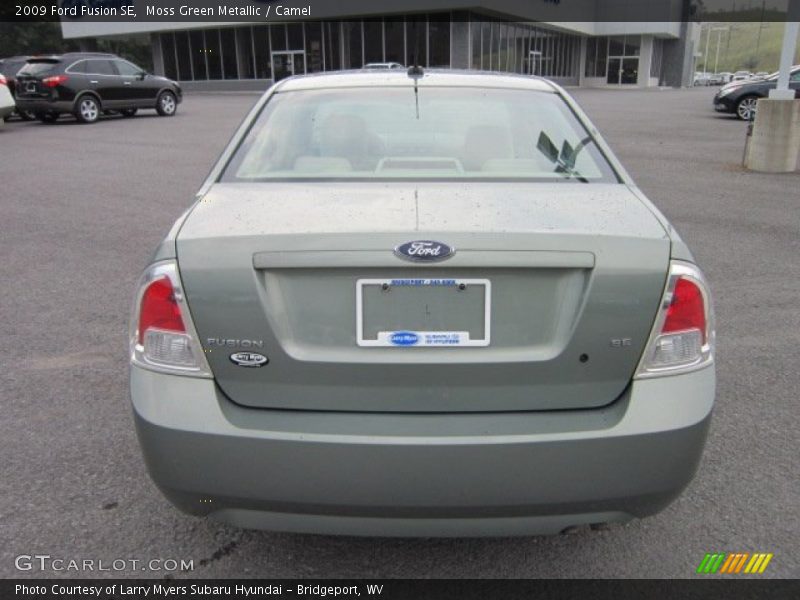 Moss Green Metallic / Camel 2009 Ford Fusion SE