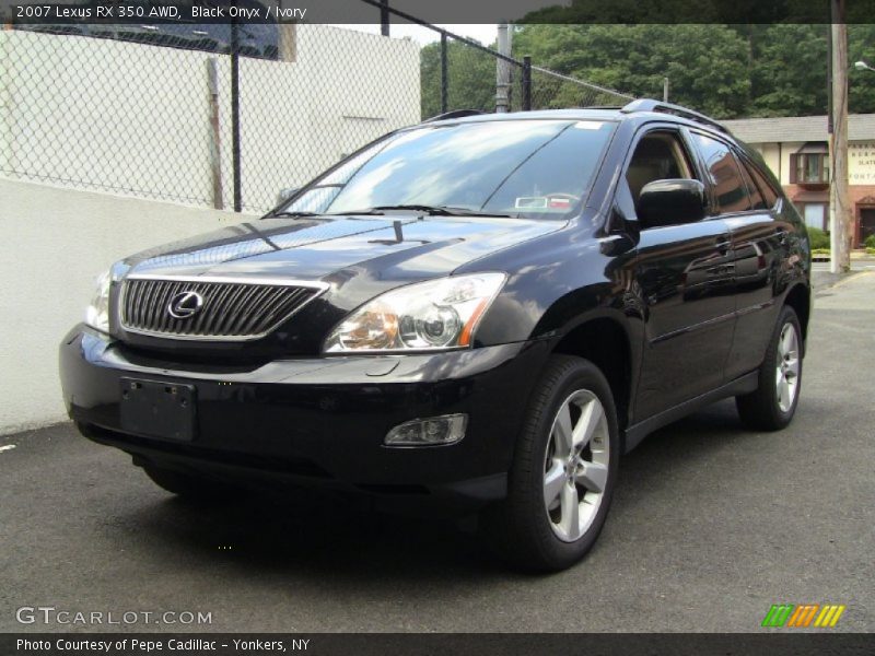 Black Onyx / Ivory 2007 Lexus RX 350 AWD