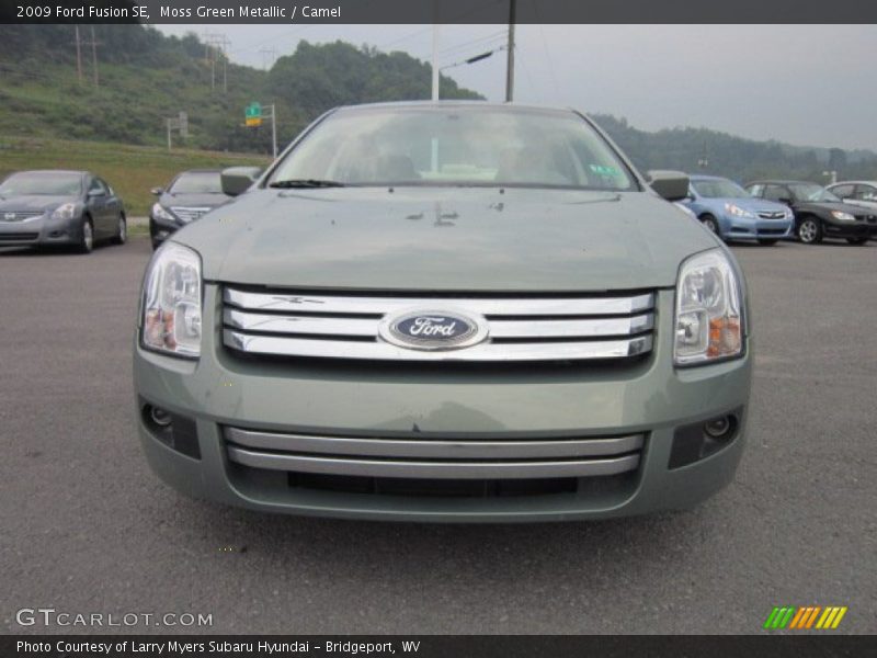 Moss Green Metallic / Camel 2009 Ford Fusion SE