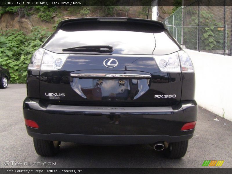 Black Onyx / Ivory 2007 Lexus RX 350 AWD