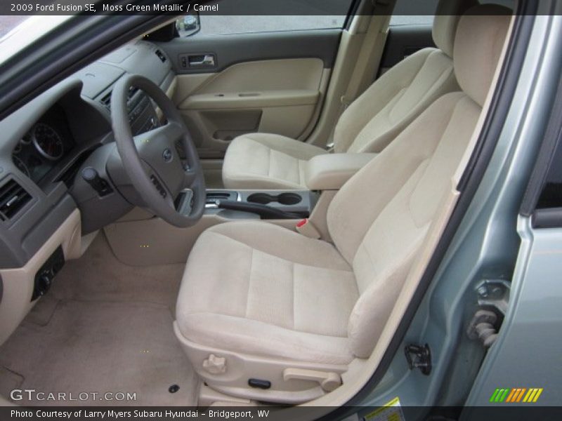 Moss Green Metallic / Camel 2009 Ford Fusion SE