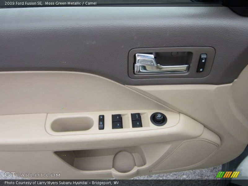 Moss Green Metallic / Camel 2009 Ford Fusion SE