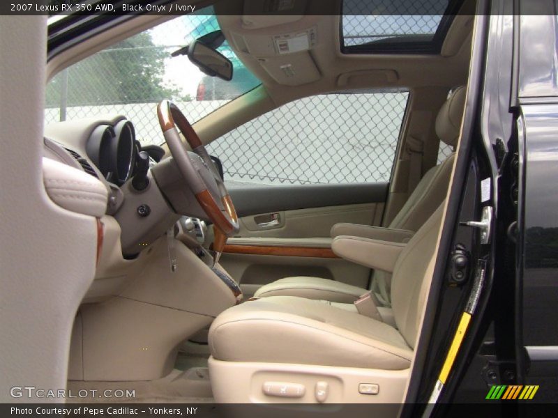 Black Onyx / Ivory 2007 Lexus RX 350 AWD