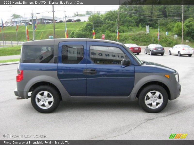 Eternal Blue Pearl / Gray 2003 Honda Element EX AWD