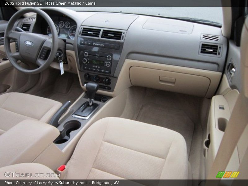 Moss Green Metallic / Camel 2009 Ford Fusion SE