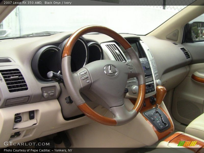 Black Onyx / Ivory 2007 Lexus RX 350 AWD