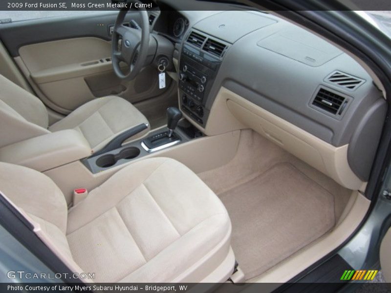 Moss Green Metallic / Camel 2009 Ford Fusion SE