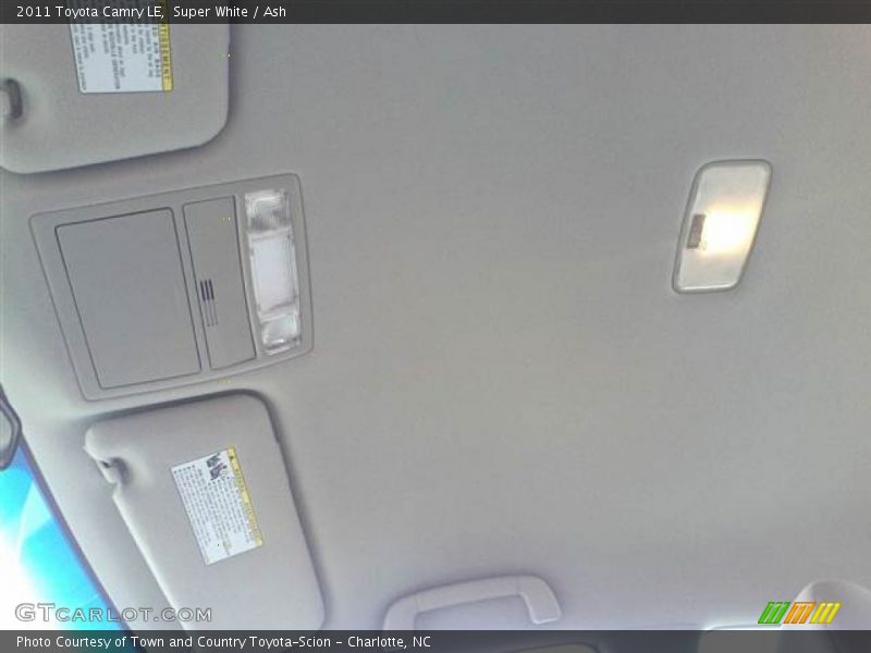 Super White / Ash 2011 Toyota Camry LE