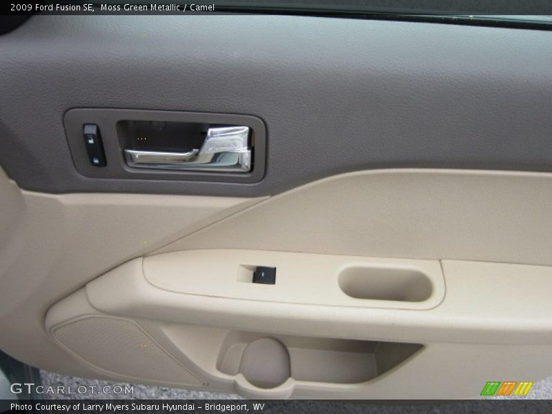 Moss Green Metallic / Camel 2009 Ford Fusion SE