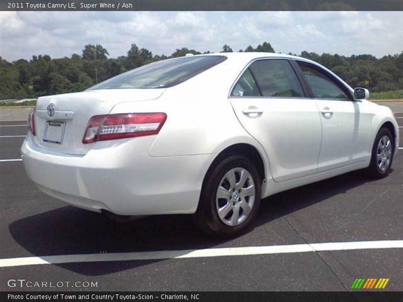 Super White / Ash 2011 Toyota Camry LE