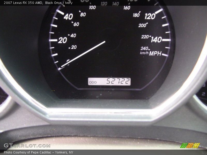 Black Onyx / Ivory 2007 Lexus RX 350 AWD