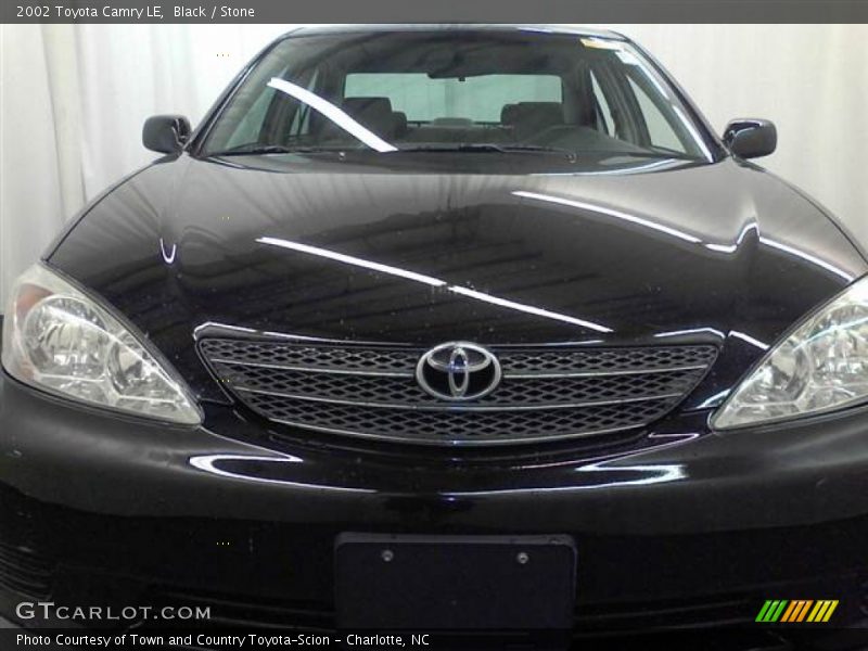Black / Stone 2002 Toyota Camry LE