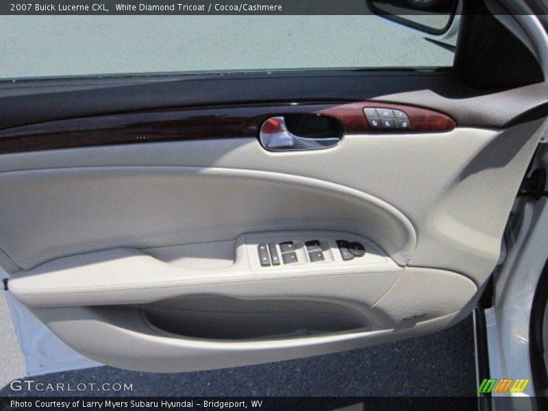 White Diamond Tricoat / Cocoa/Cashmere 2007 Buick Lucerne CXL