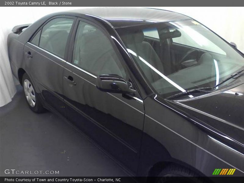 Black / Stone 2002 Toyota Camry LE