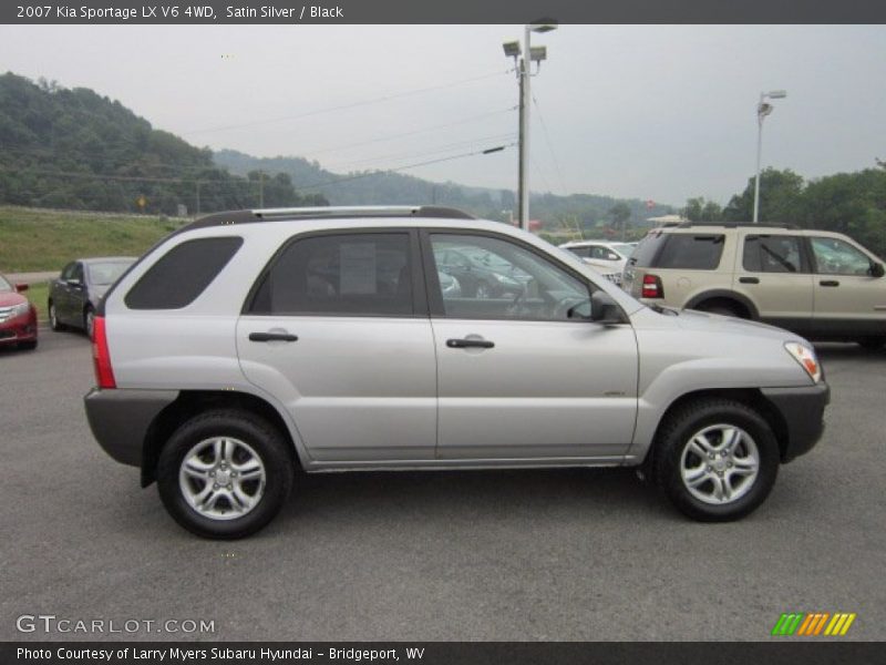 Satin Silver / Black 2007 Kia Sportage LX V6 4WD