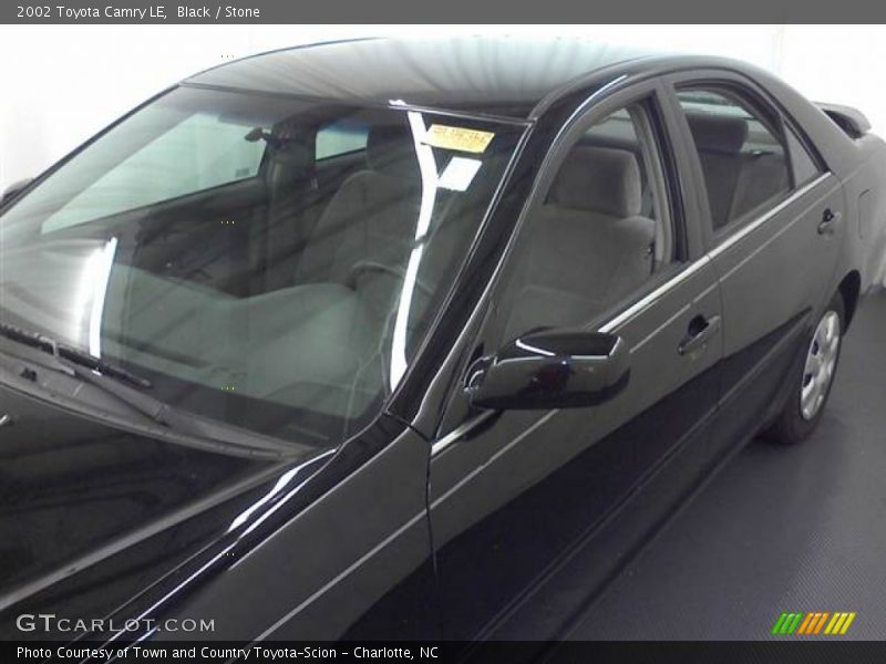 Black / Stone 2002 Toyota Camry LE