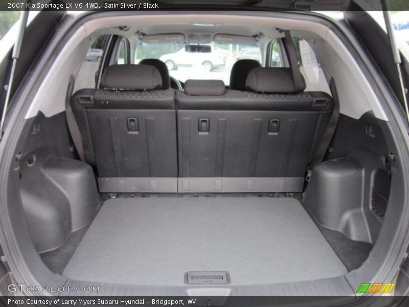 Satin Silver / Black 2007 Kia Sportage LX V6 4WD