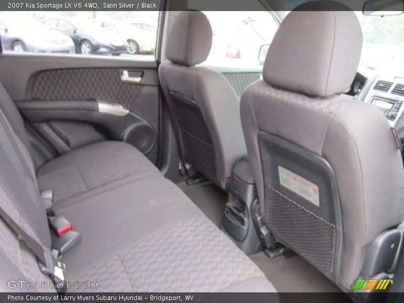 Satin Silver / Black 2007 Kia Sportage LX V6 4WD