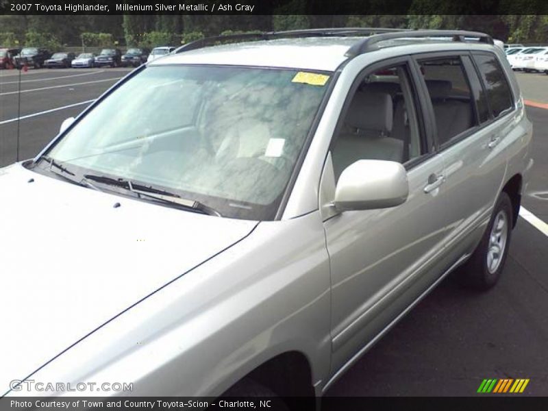 Millenium Silver Metallic / Ash Gray 2007 Toyota Highlander