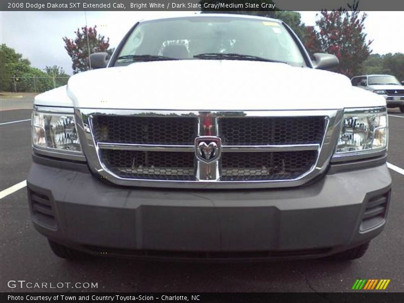 Bright White / Dark Slate Gray/Medium Slate Gray 2008 Dodge Dakota SXT Extended Cab