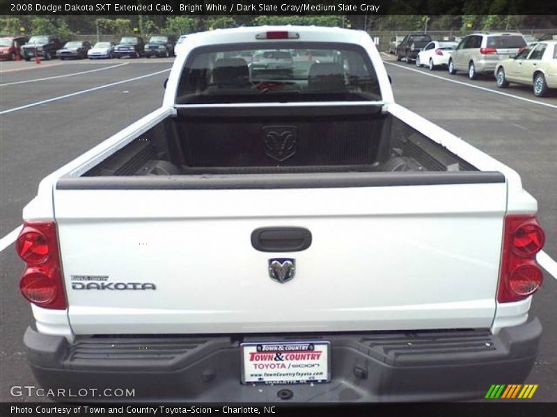 Bright White / Dark Slate Gray/Medium Slate Gray 2008 Dodge Dakota SXT Extended Cab