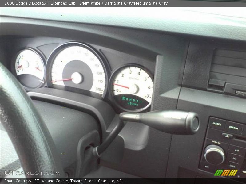 Bright White / Dark Slate Gray/Medium Slate Gray 2008 Dodge Dakota SXT Extended Cab