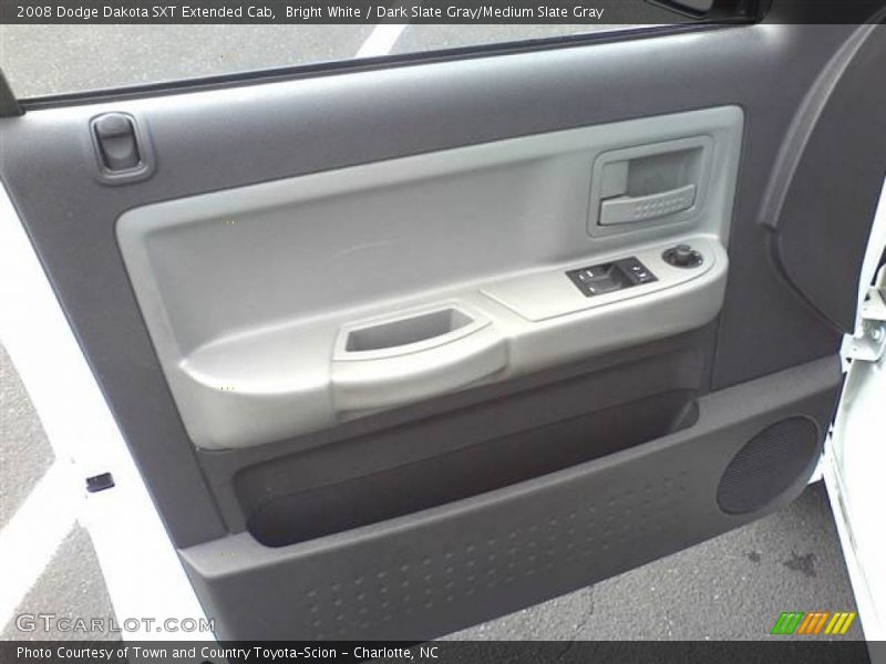 Bright White / Dark Slate Gray/Medium Slate Gray 2008 Dodge Dakota SXT Extended Cab