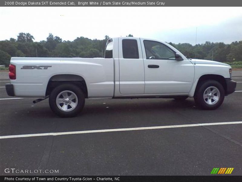 Bright White / Dark Slate Gray/Medium Slate Gray 2008 Dodge Dakota SXT Extended Cab