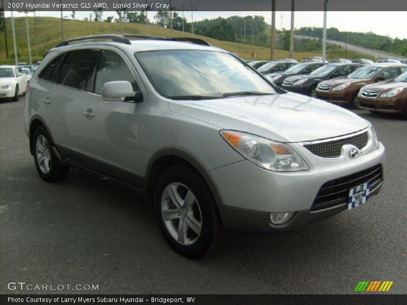 Liquid Silver / Gray 2007 Hyundai Veracruz GLS AWD
