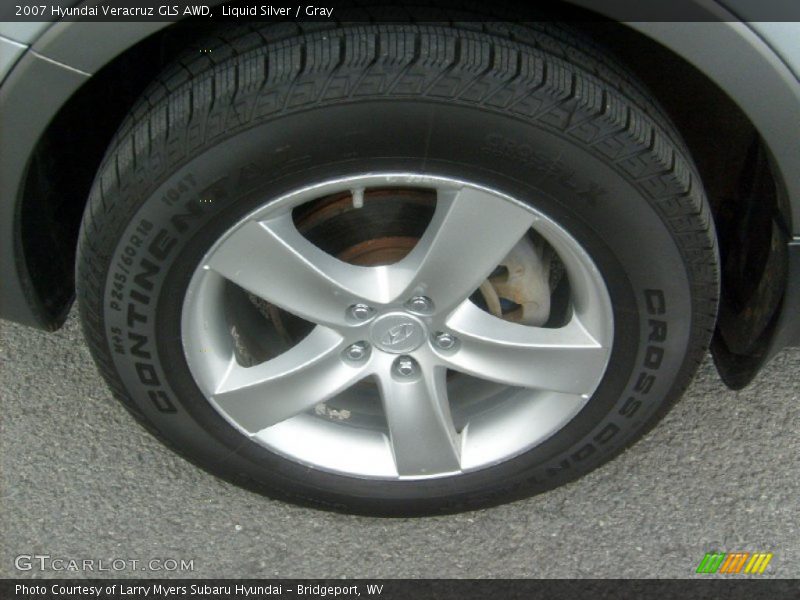 Liquid Silver / Gray 2007 Hyundai Veracruz GLS AWD