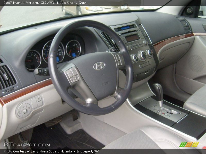 Liquid Silver / Gray 2007 Hyundai Veracruz GLS AWD