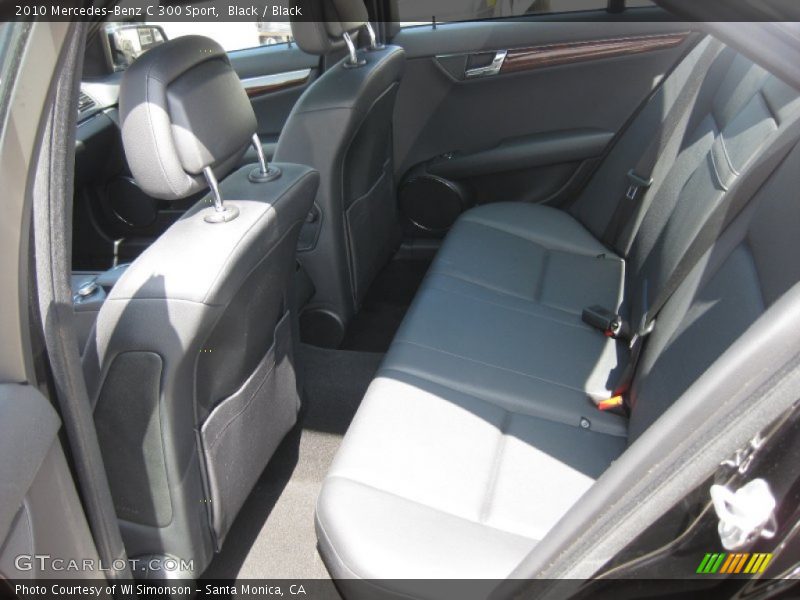 Black / Black 2010 Mercedes-Benz C 300 Sport