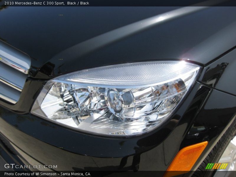Black / Black 2010 Mercedes-Benz C 300 Sport