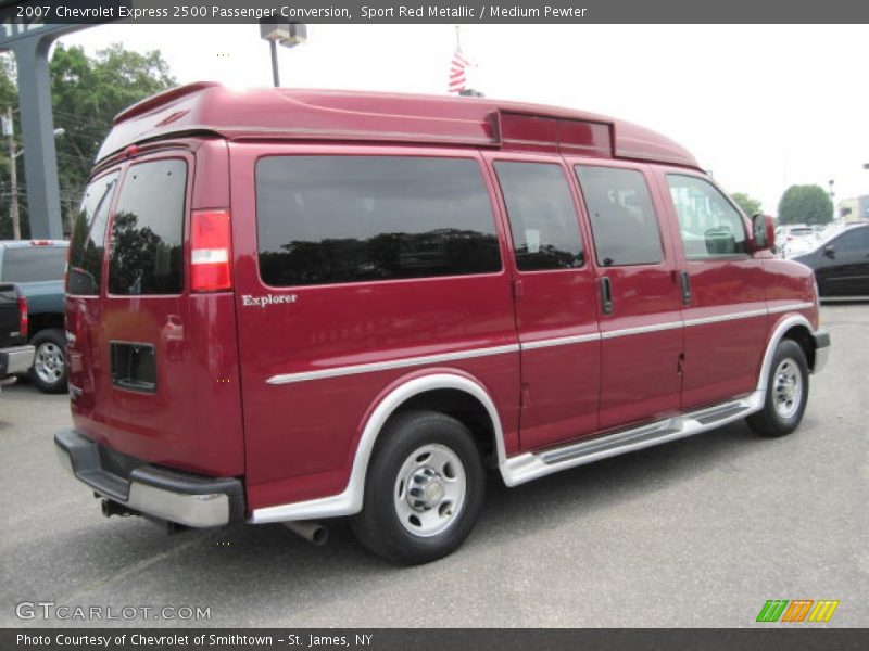 Sport Red Metallic / Medium Pewter 2007 Chevrolet Express 2500 Passenger Conversion