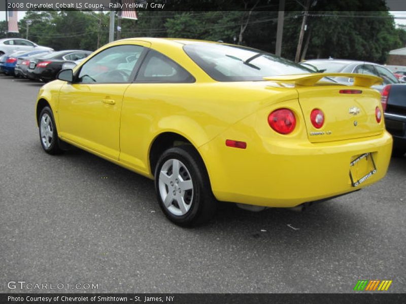 Rally Yellow / Gray 2008 Chevrolet Cobalt LS Coupe