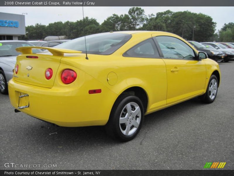 Rally Yellow / Gray 2008 Chevrolet Cobalt LS Coupe