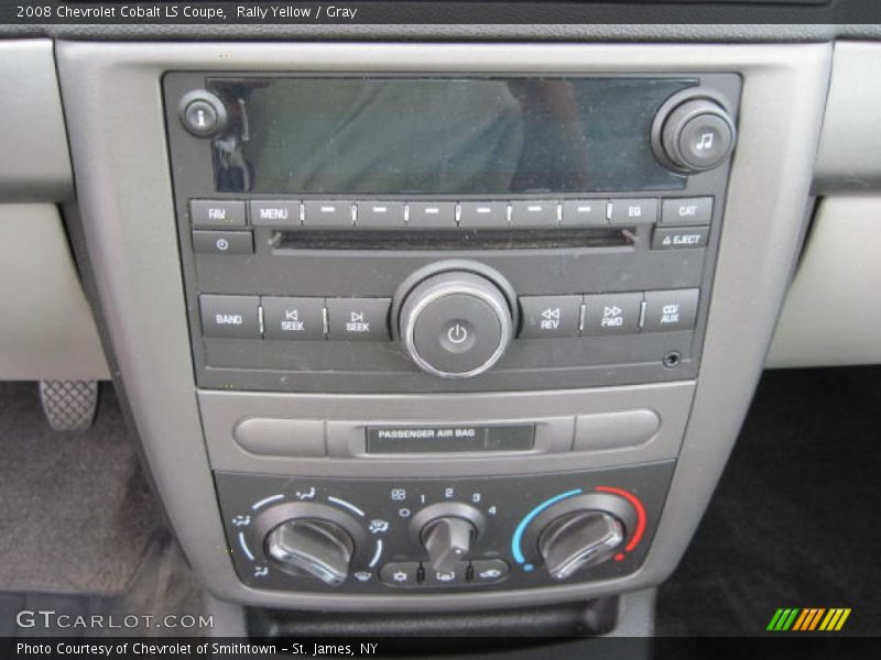 Rally Yellow / Gray 2008 Chevrolet Cobalt LS Coupe