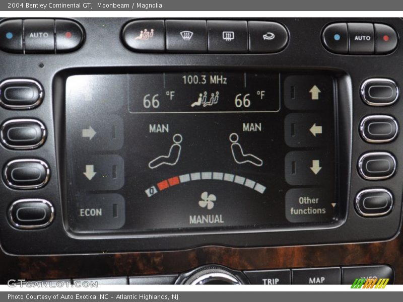 Controls of 2004 Continental GT 