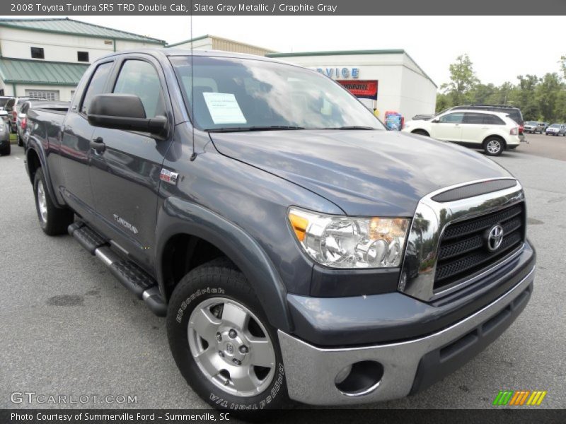 Slate Gray Metallic / Graphite Gray 2008 Toyota Tundra SR5 TRD Double Cab