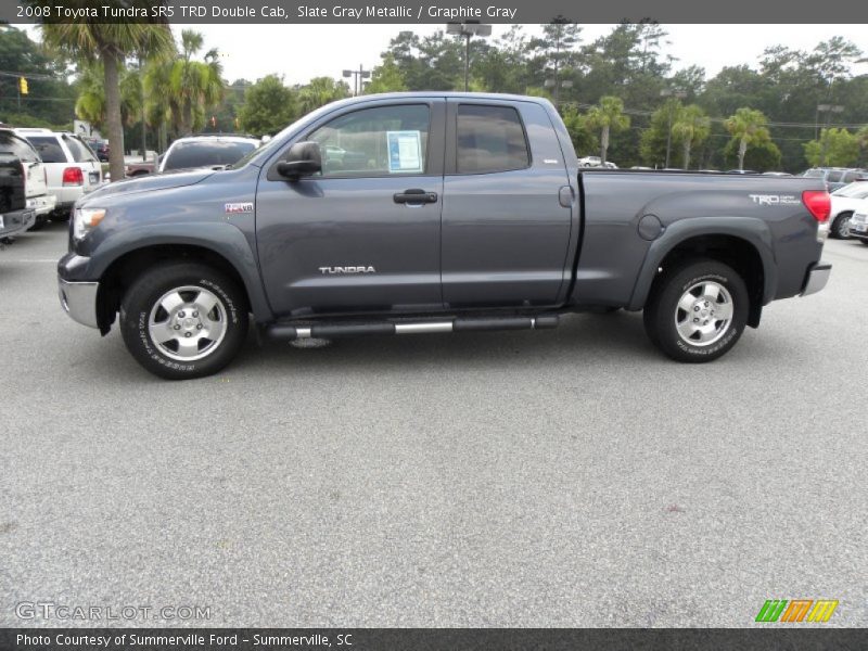 Slate Gray Metallic / Graphite Gray 2008 Toyota Tundra SR5 TRD Double Cab