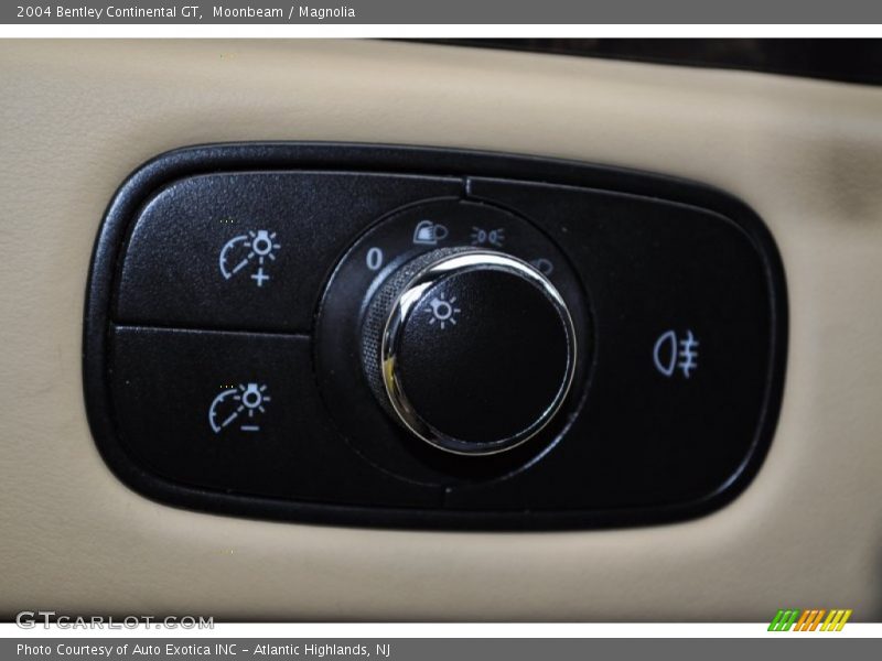 Controls of 2004 Continental GT 