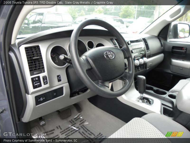 Slate Gray Metallic / Graphite Gray 2008 Toyota Tundra SR5 TRD Double Cab